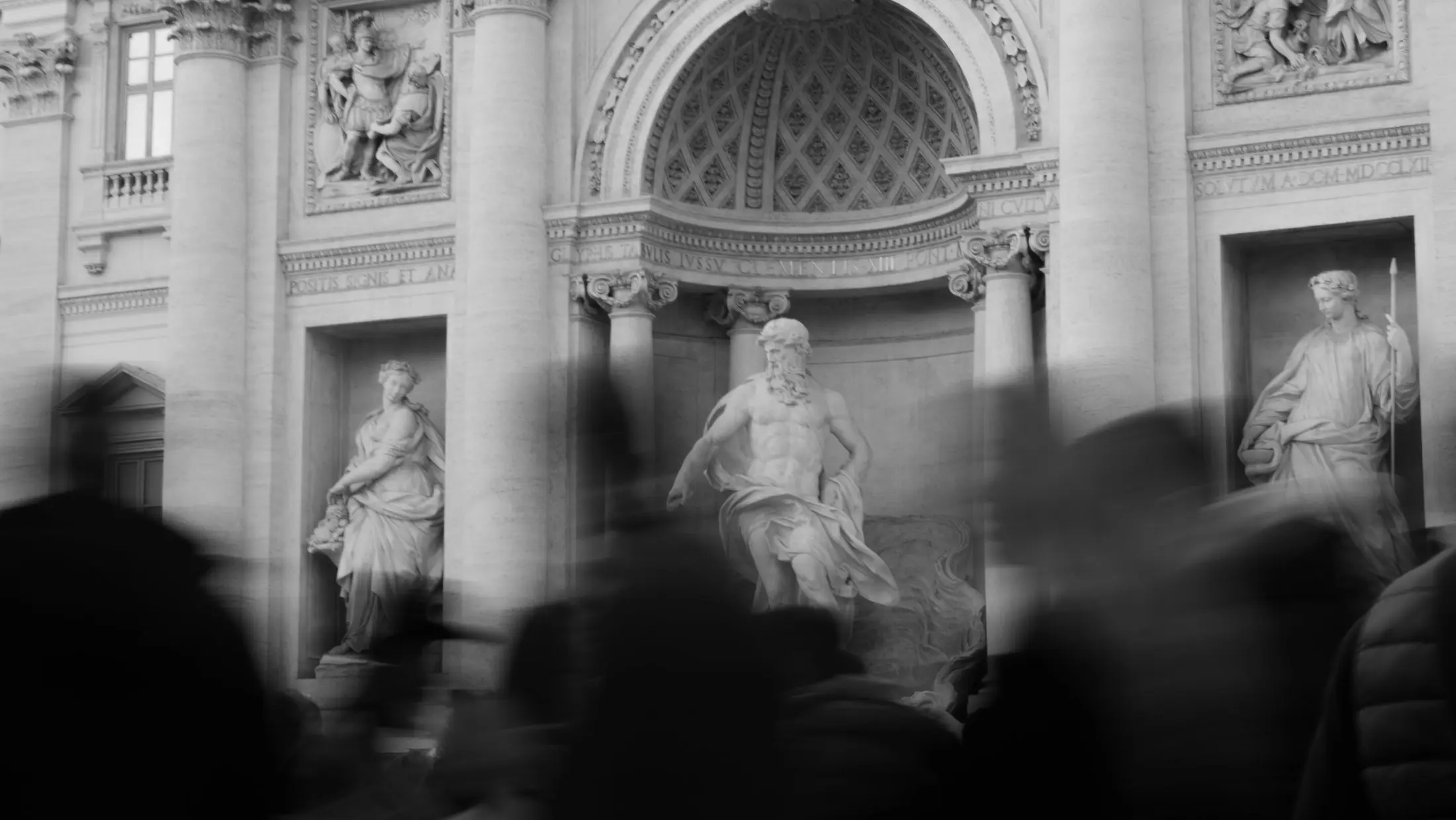 Trevi, in mosso